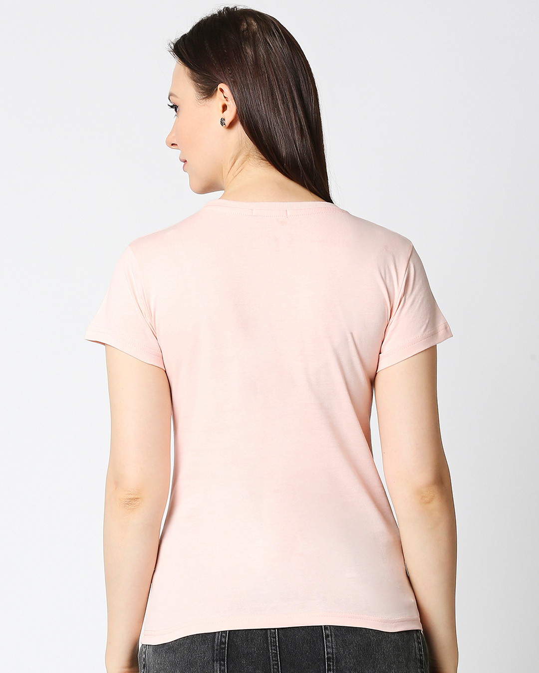 Shop Women's Pink Stay Classy Minnie (DL) T-shirt-Back