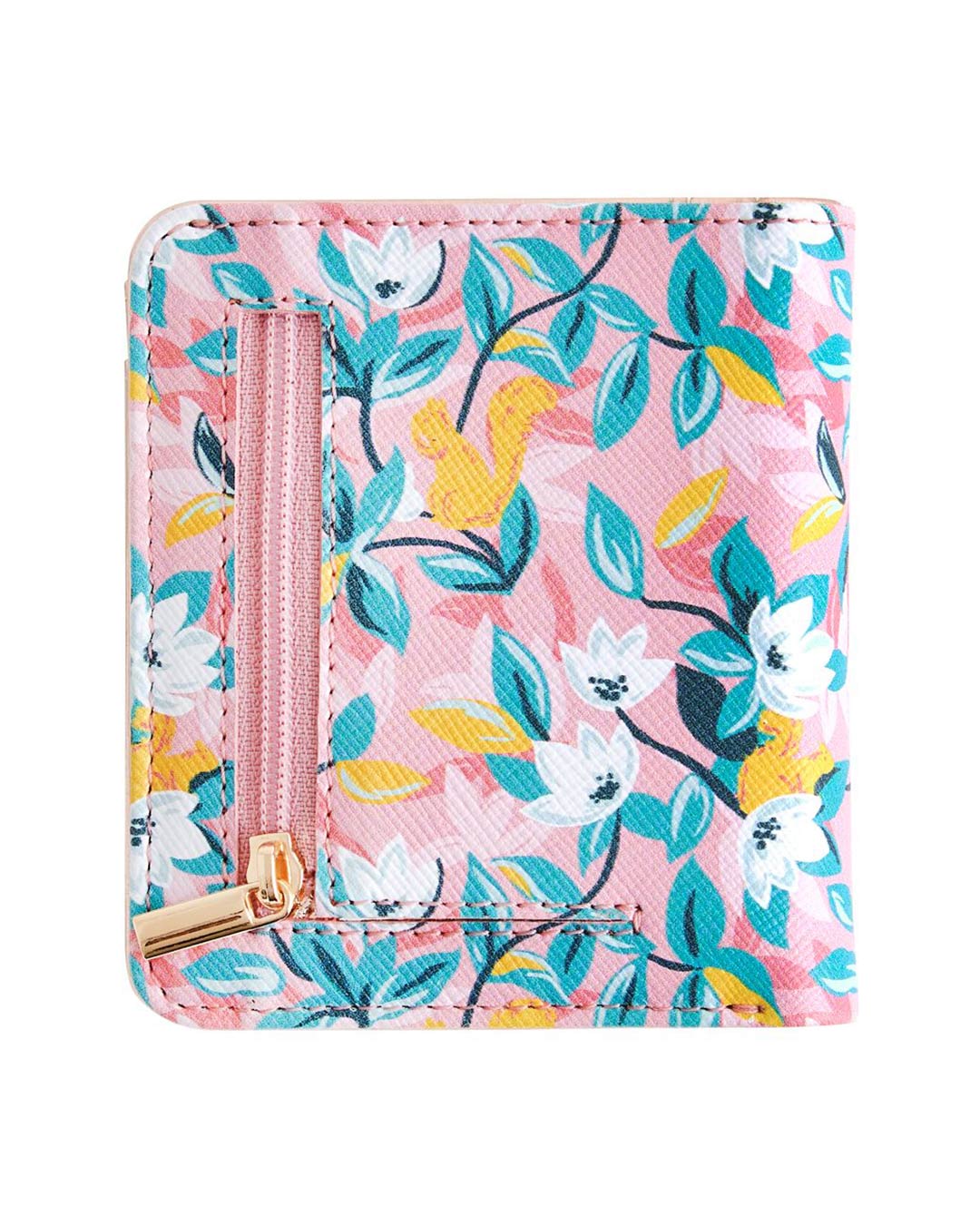 Shop Women's Pink Tokyo Blooms and Boons Mini Wallet-Back