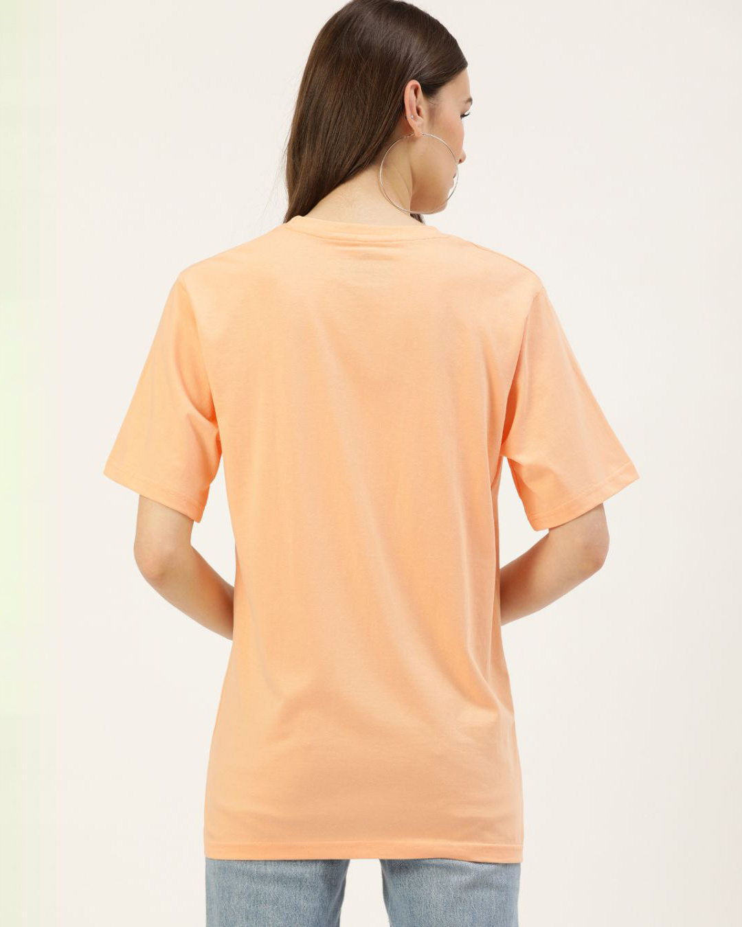 Shop Women's Pink Typography T-shirt-Back