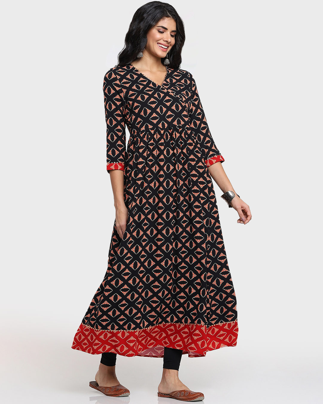 Shop Women's Printed Kurti Dress-Back