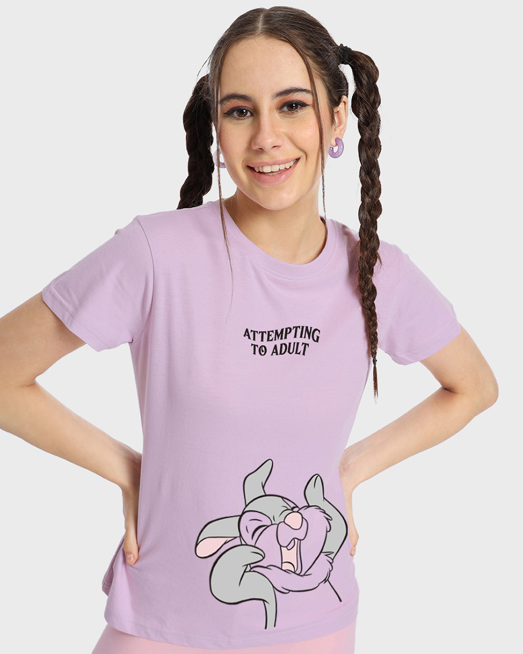 Buy Womens Purple Attempting To Adult Graphic Printed T Shirt Online At Bewakoof 9072