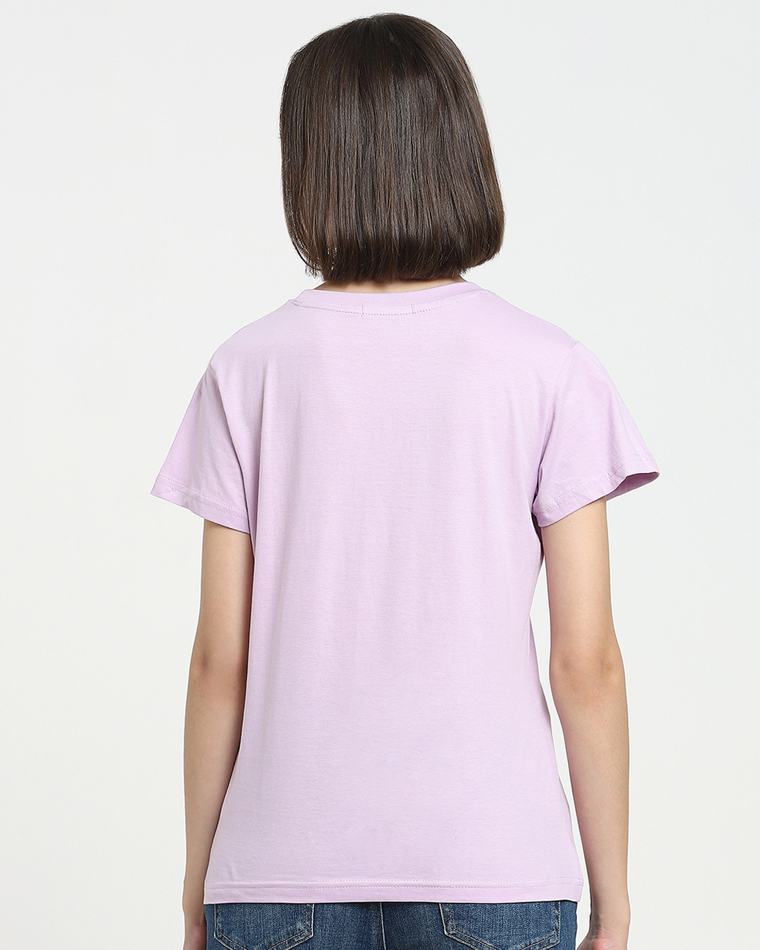 Shop Women's Purple Cattitude Typography T-shirt-Back