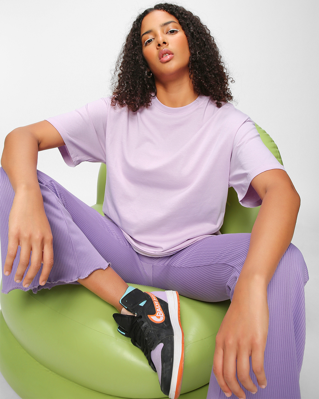 Buy Womens Purple Oversized T Shirt Online At Bewakoof 9480