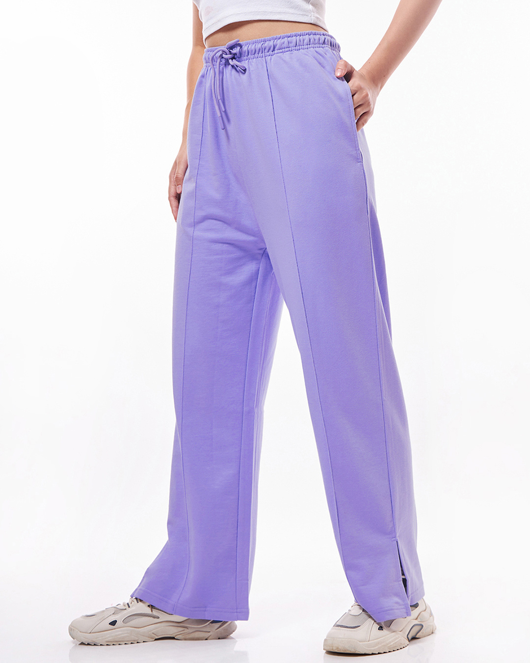 Shop Women's Baby Lavender Trackpants-Back