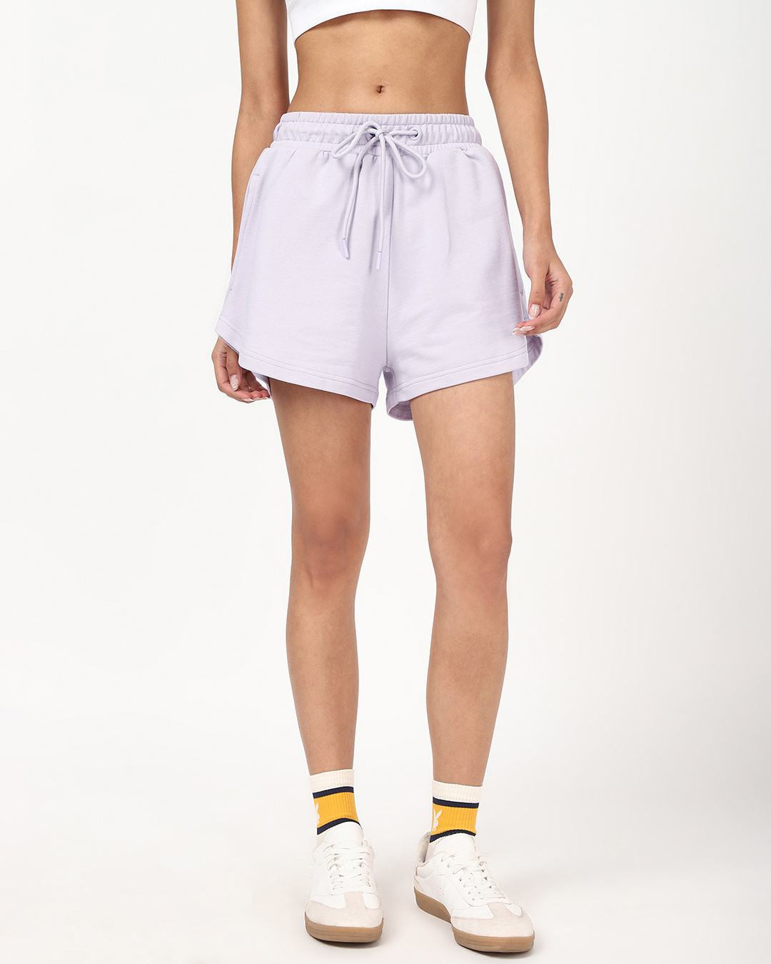 Shop Women's Purple Shorts-Back