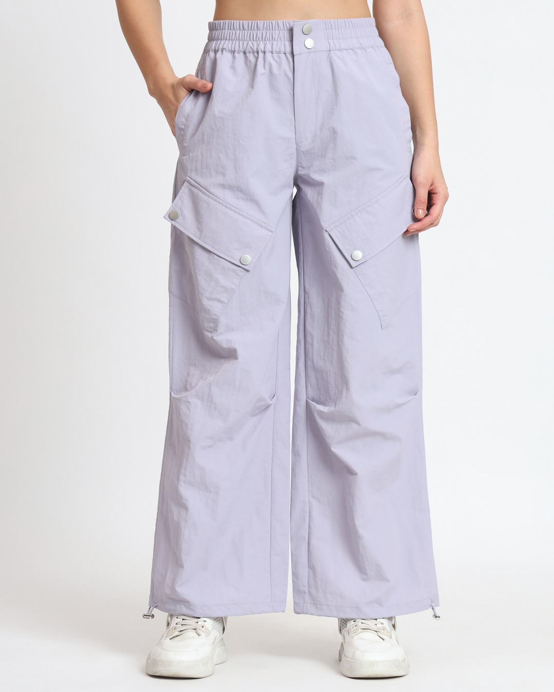 Justine Parachute Pant Studded Purple