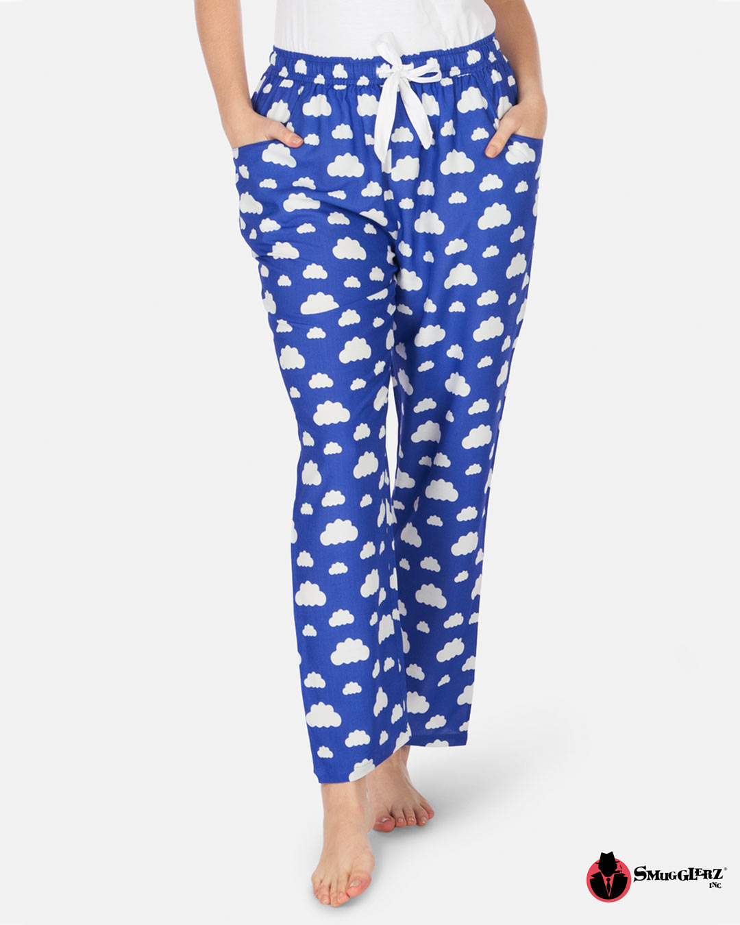 Buy Women's Blue All Over Printed Pyjamas Online in India at Bewakoof