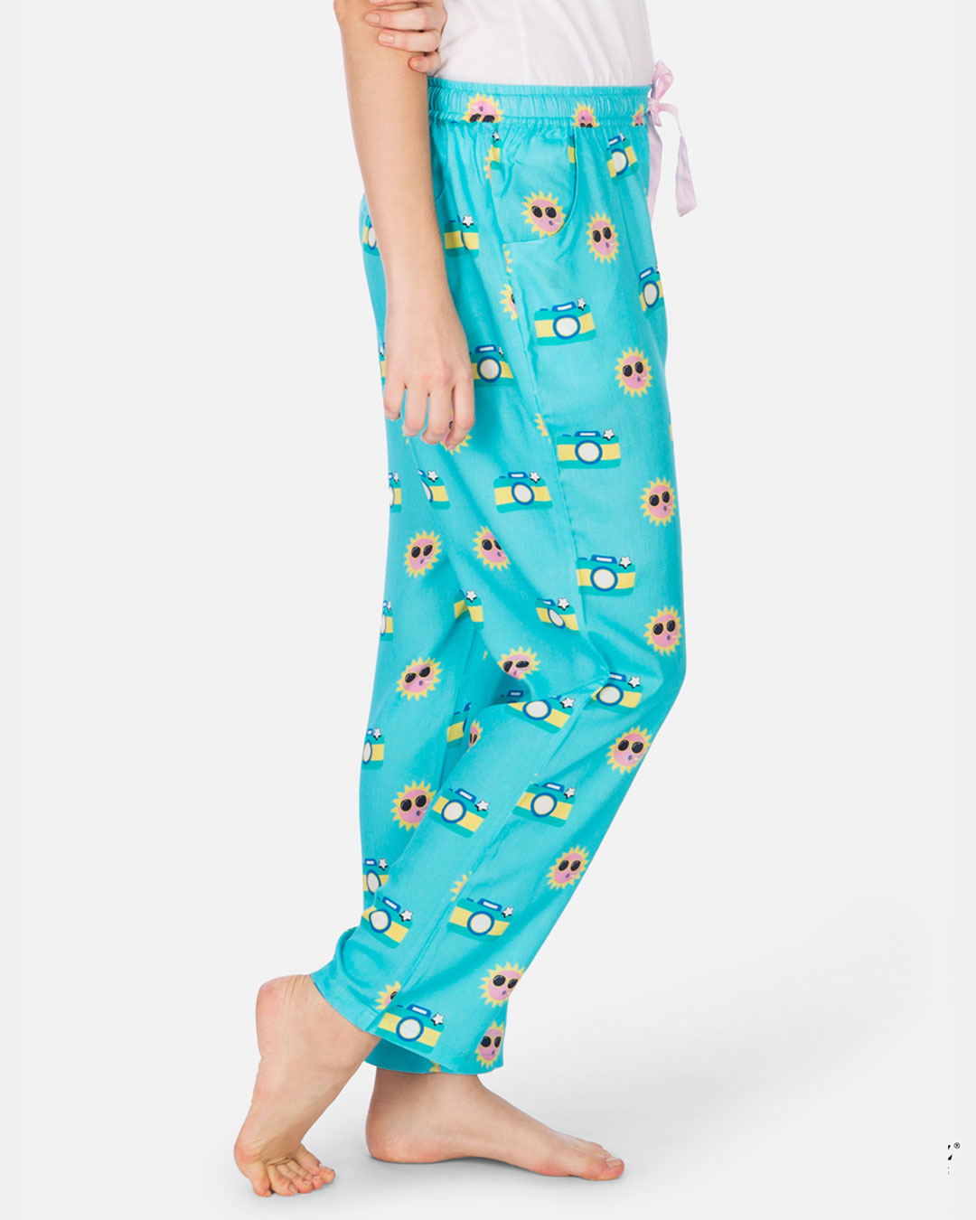 Shop Women's Pyjamas Disposable Camera Blue-Back