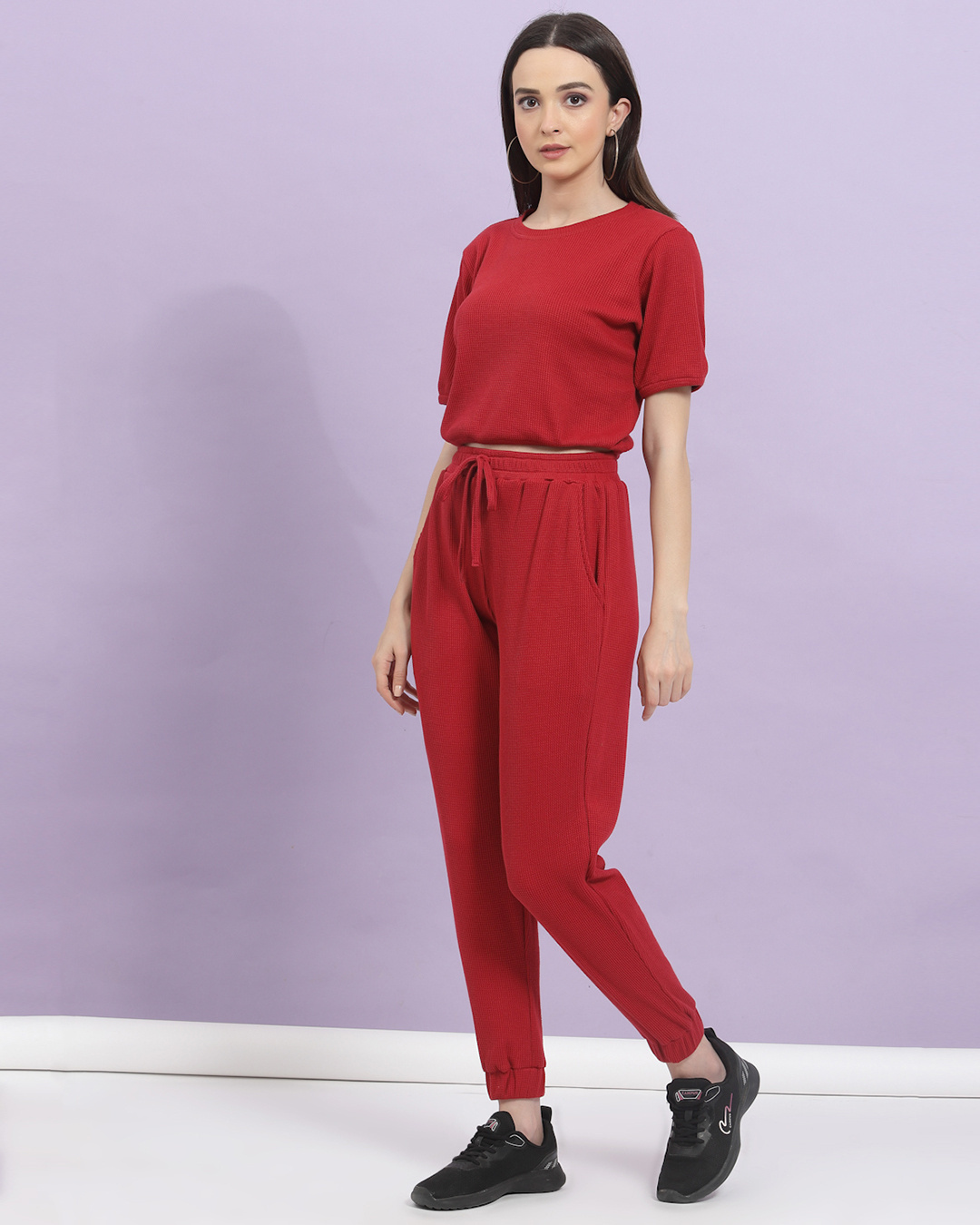 Shop Women's Red Co-ordinates-Back