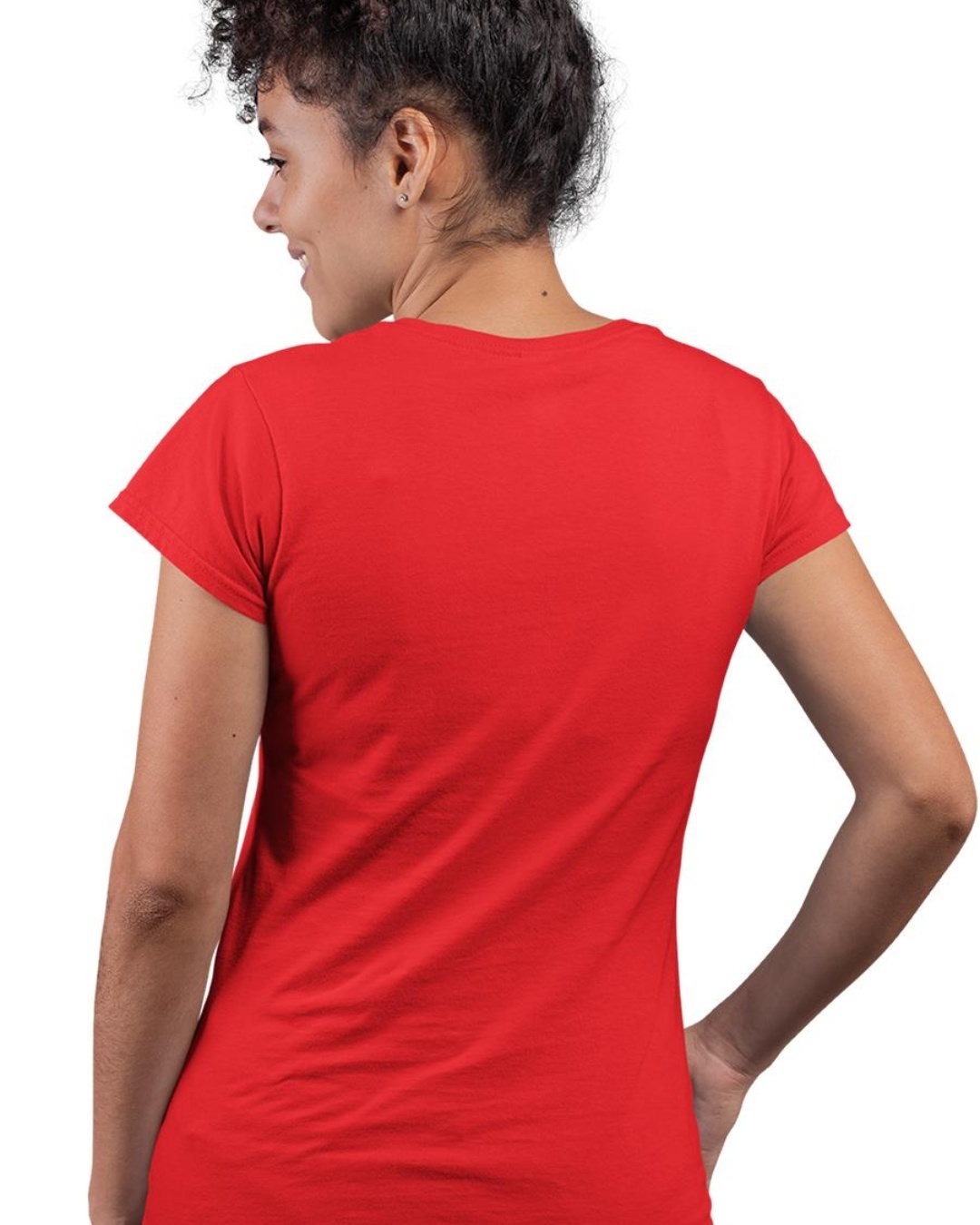 Shop Women's Red Music On My Mind Graphic Printed T-shirt-Back