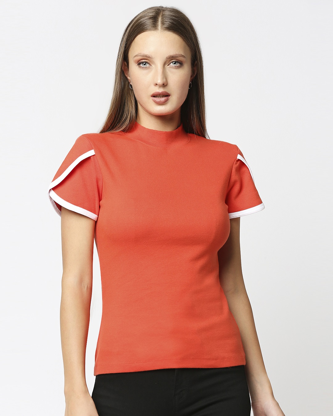White Petal Sleeve Top