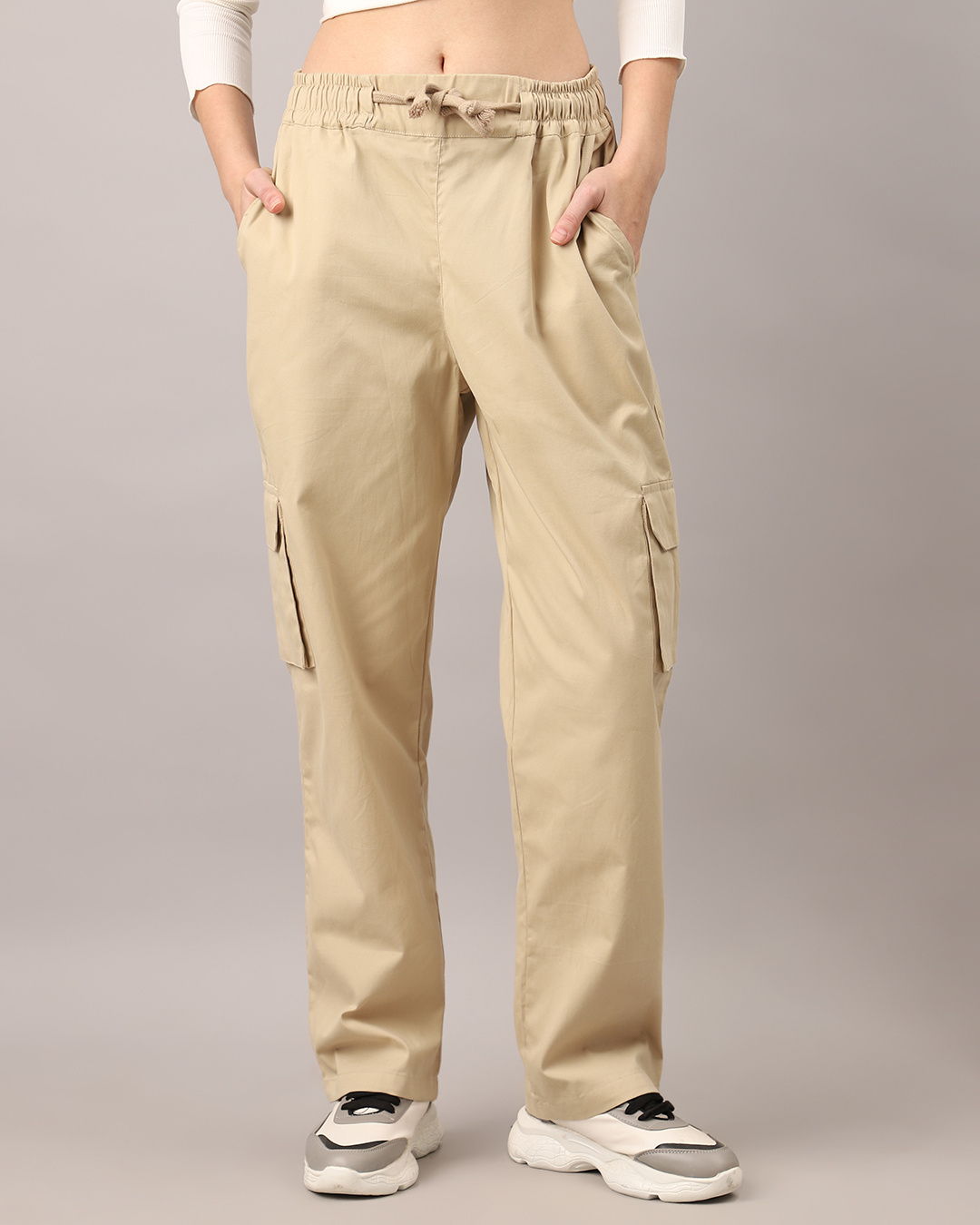 Women’s Comfort Fit Lounge Pants Beige