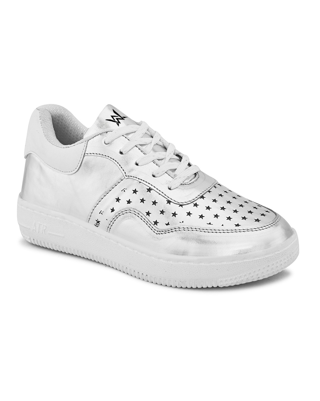 Shop Women's Silver Sneakers-Back