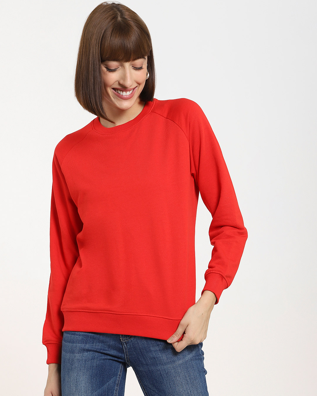 Shop Women's Red Sweatshirt-Back