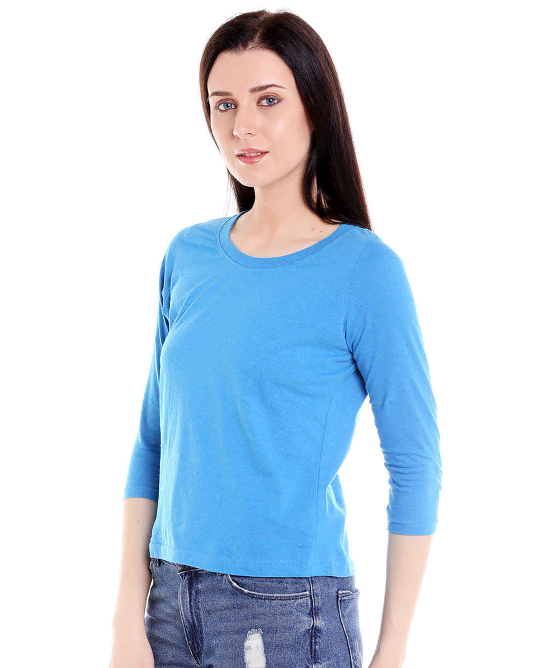Shop Women's Solid Stylish Casual Top-Back