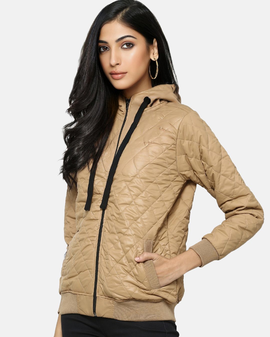Shop Women's Stylish Bomber Jacket-Back