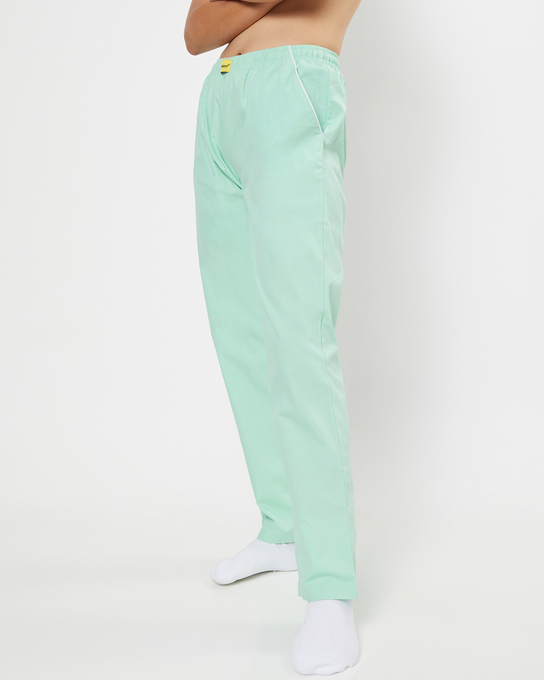 Shop Women's Sun-Kissed Green Pyjamas-Back