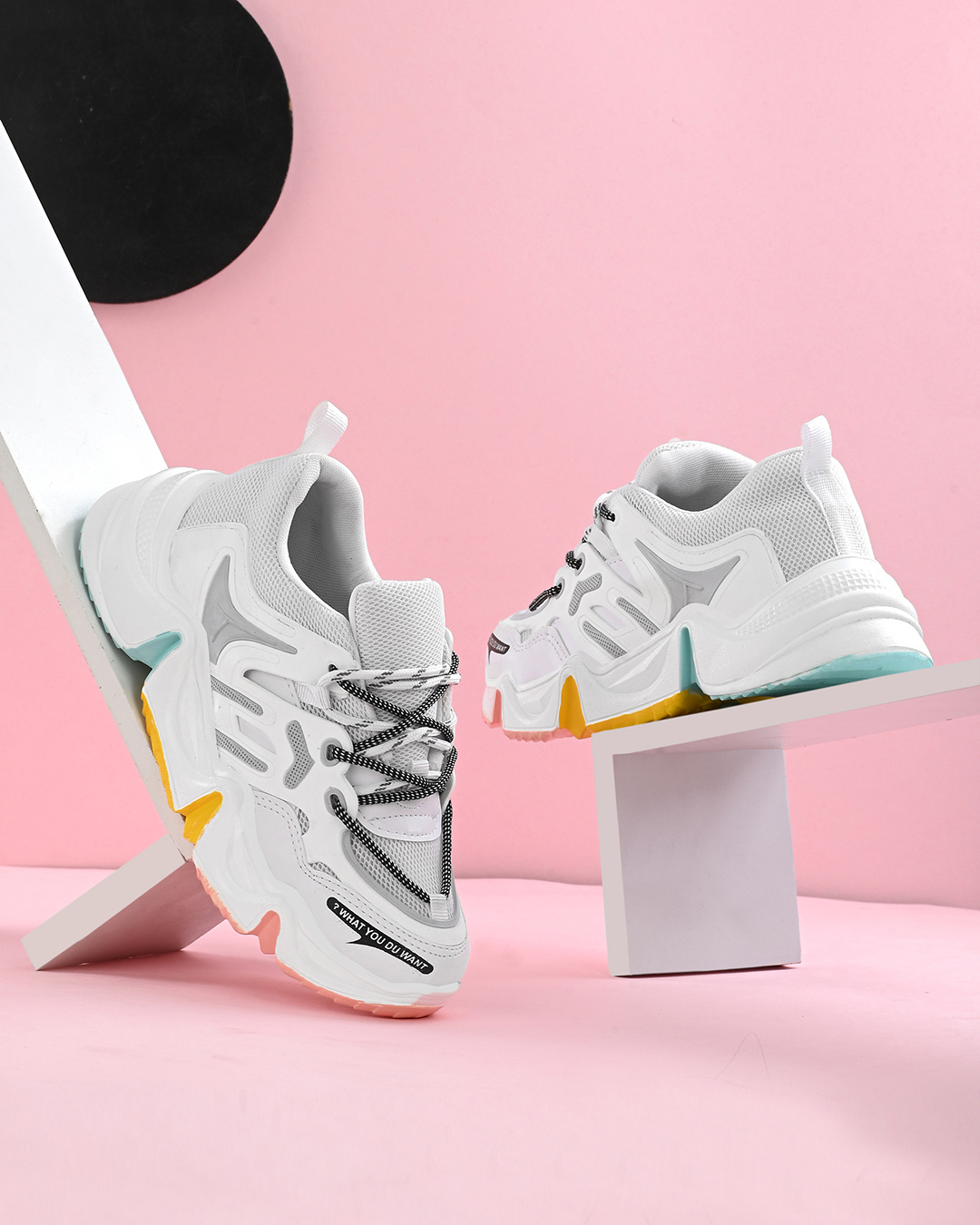 colour block sneakers womens