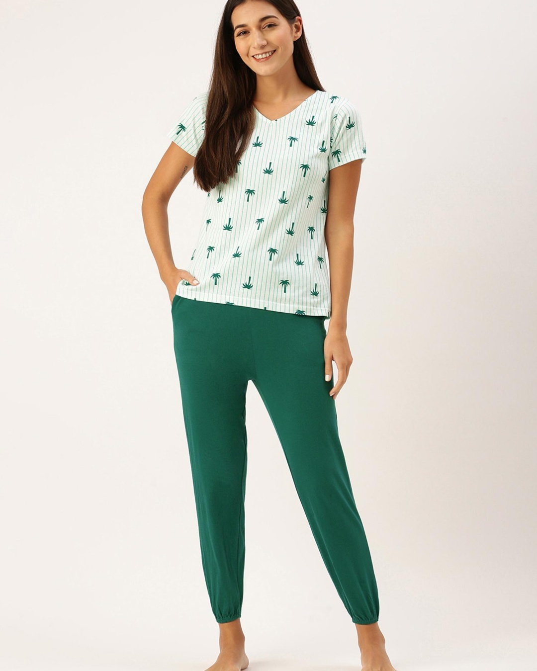All-Over Print Recycled Women’s Joggers