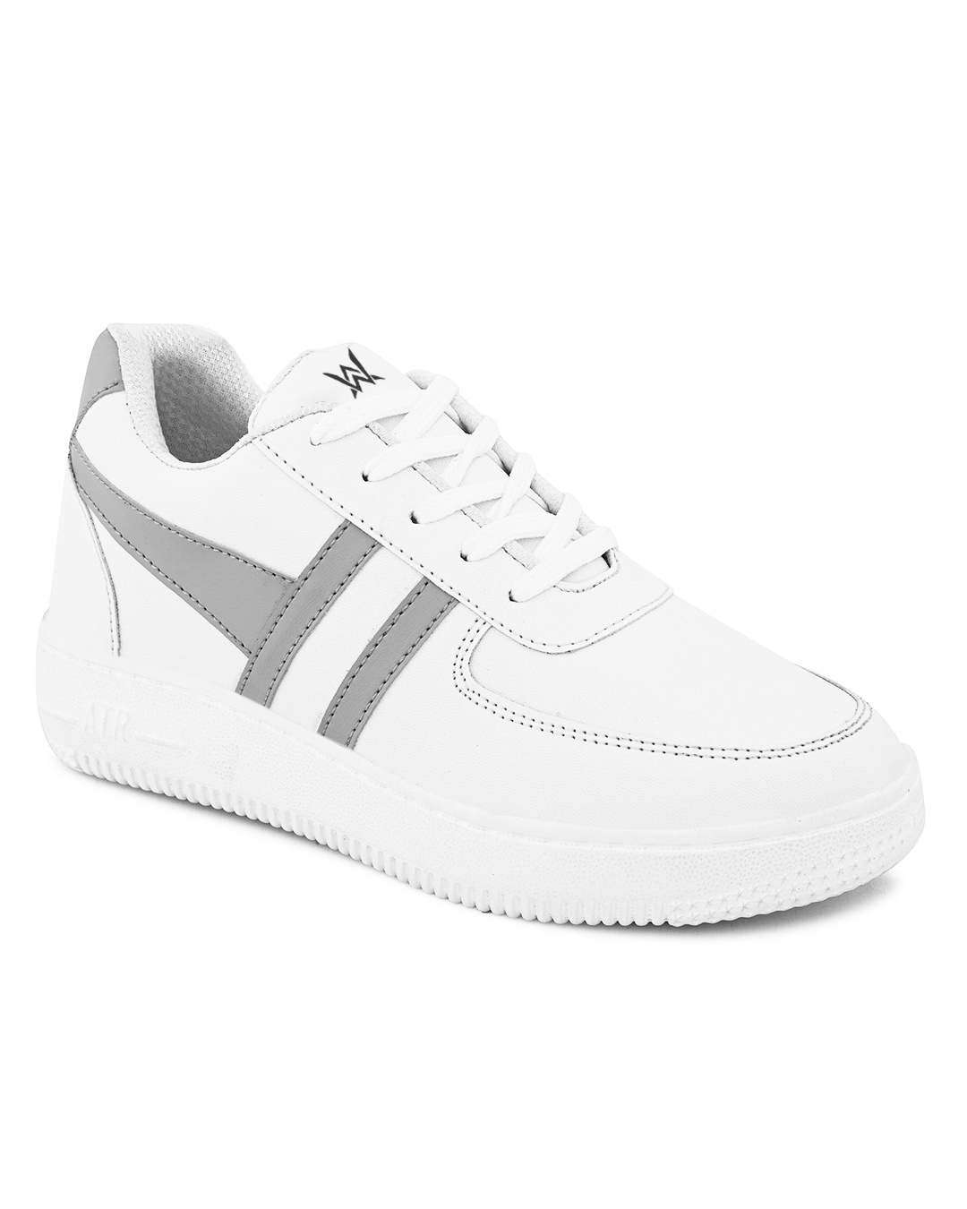 Shop Women's White & Grey Color Block Sneakers-Back