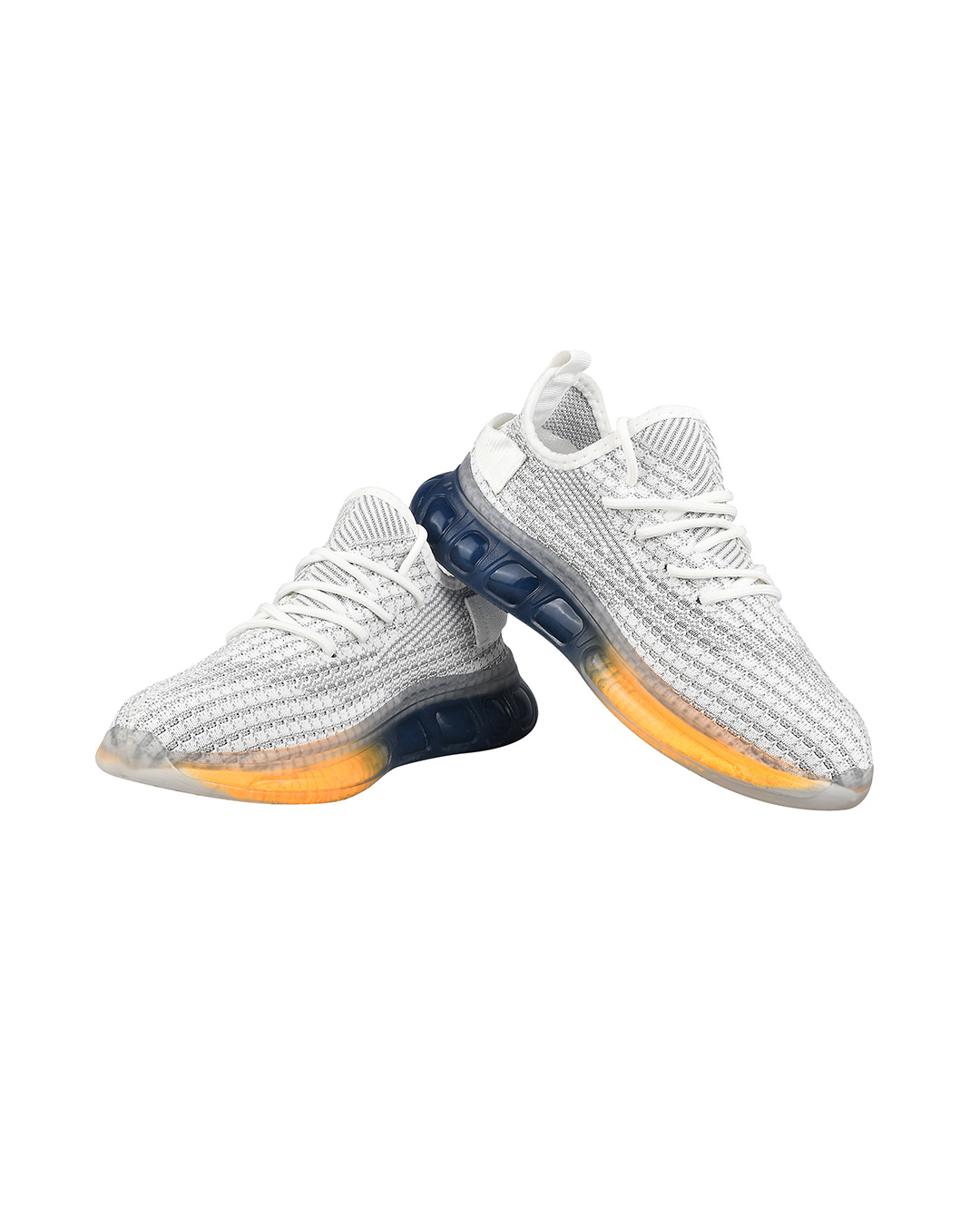 off white white and orange sneakers