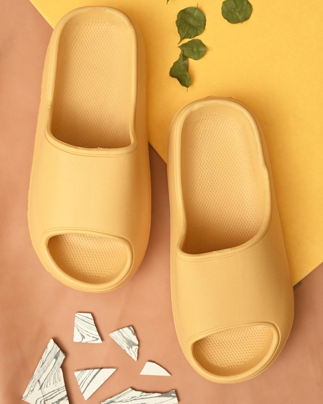 Buy Women's Yellow Casual Sliders Online in India at Bewakoof