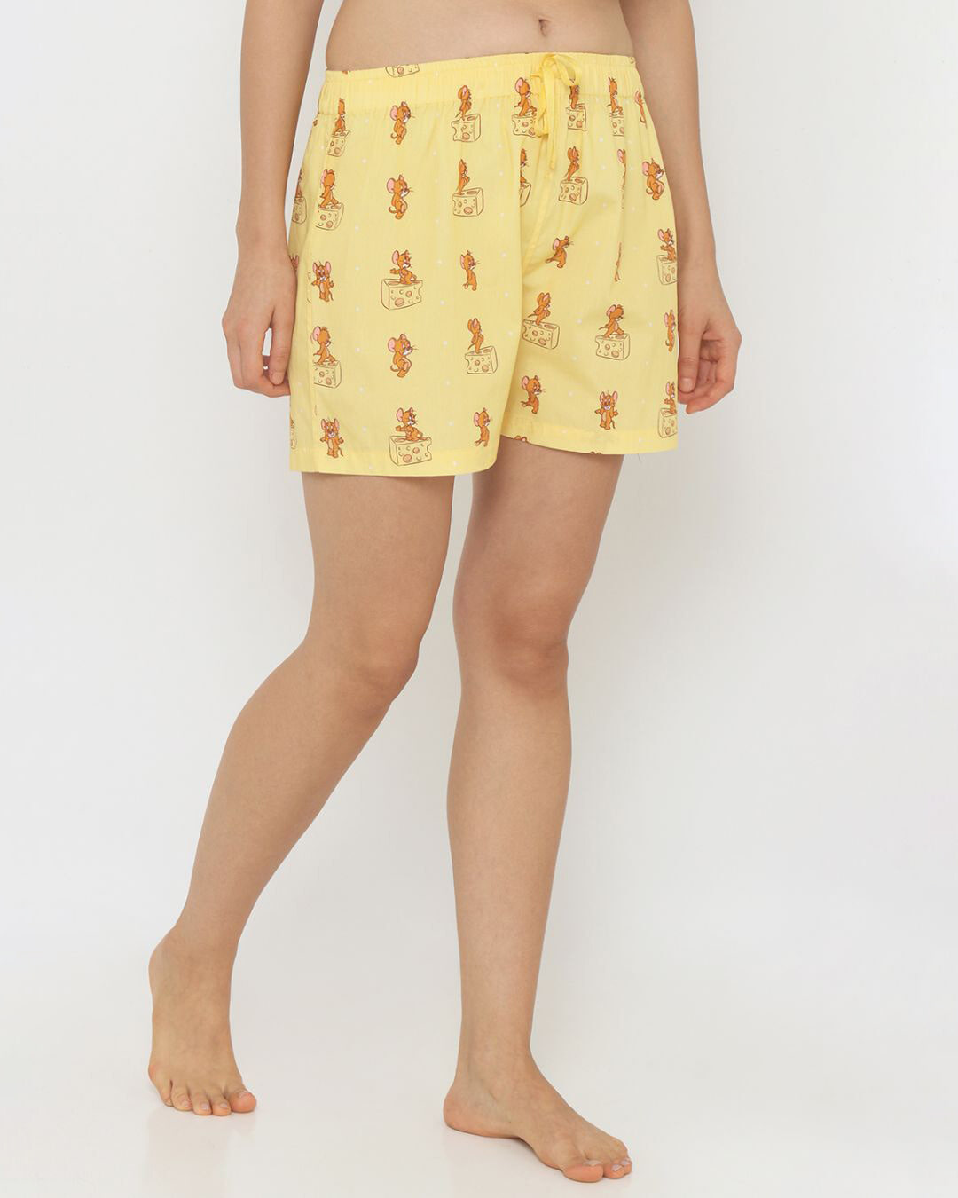 Buy Smugglerz Inc. Tom & Jerry Party Time Comfy Womens Boxers - Yellow  online