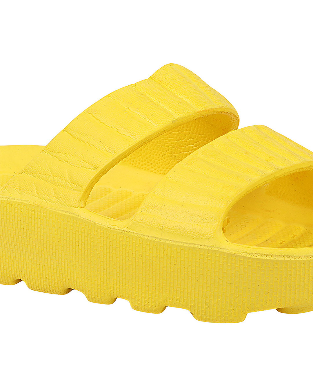 Yellow discount sliders womens