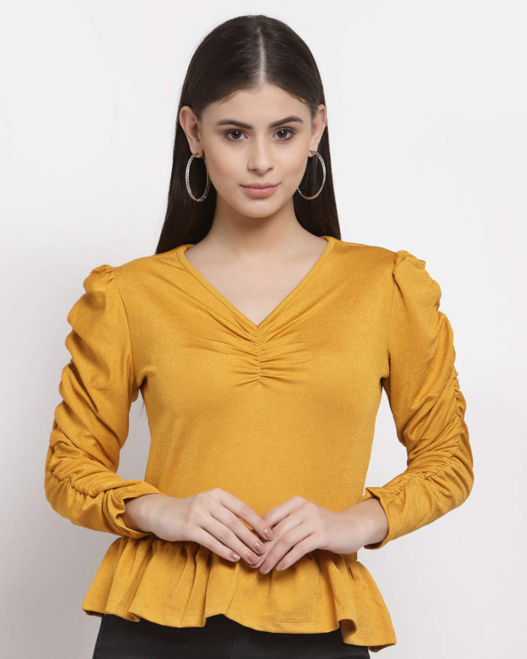 Buy Women's Yellow Top Online at Bewakoof