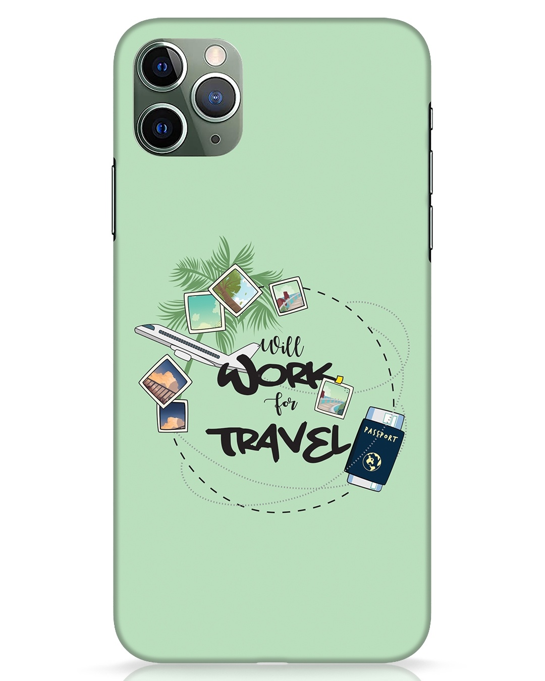 Buy Work For Travel Designer Hard Cover for Apple iPhone 11 Pro Max