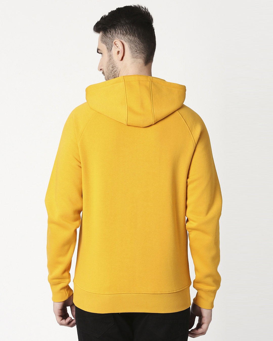 Shop World Peace Stylised Panel Hoodie Sweatshirt-Back