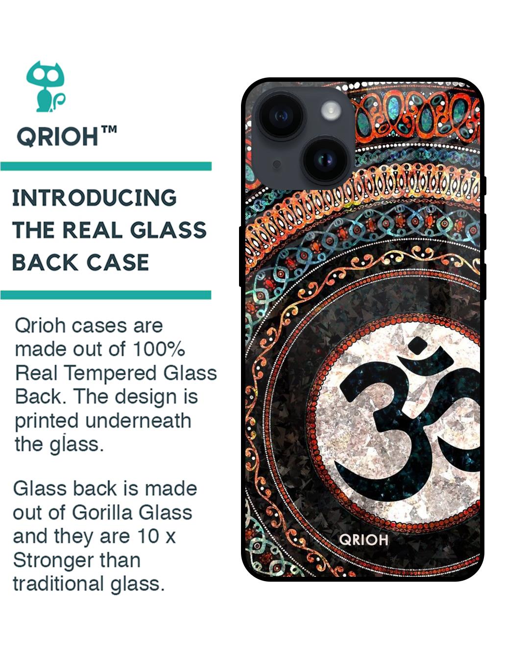Shop Worship Printed Premium Glass Cover for Apple iPhone 14 (Shock Proof, Scratch Resistant)-Back
