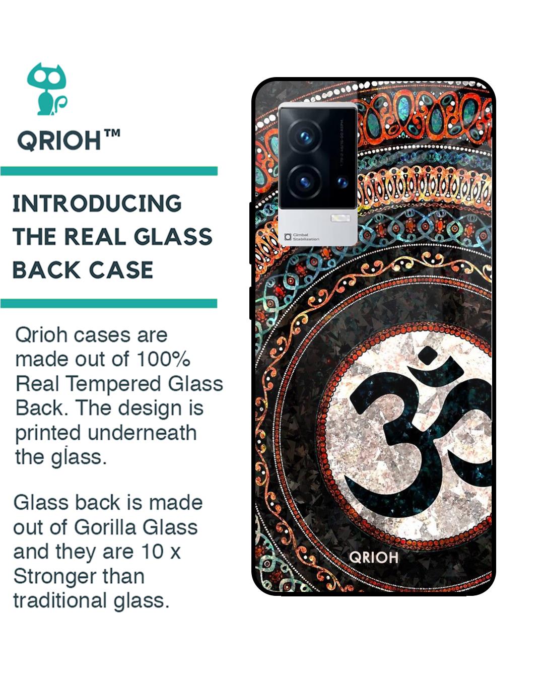 Shop Worship Printed Premium Glass Cover for IQOO9 5G (Shock Proof, Scratch Resistant)-Back