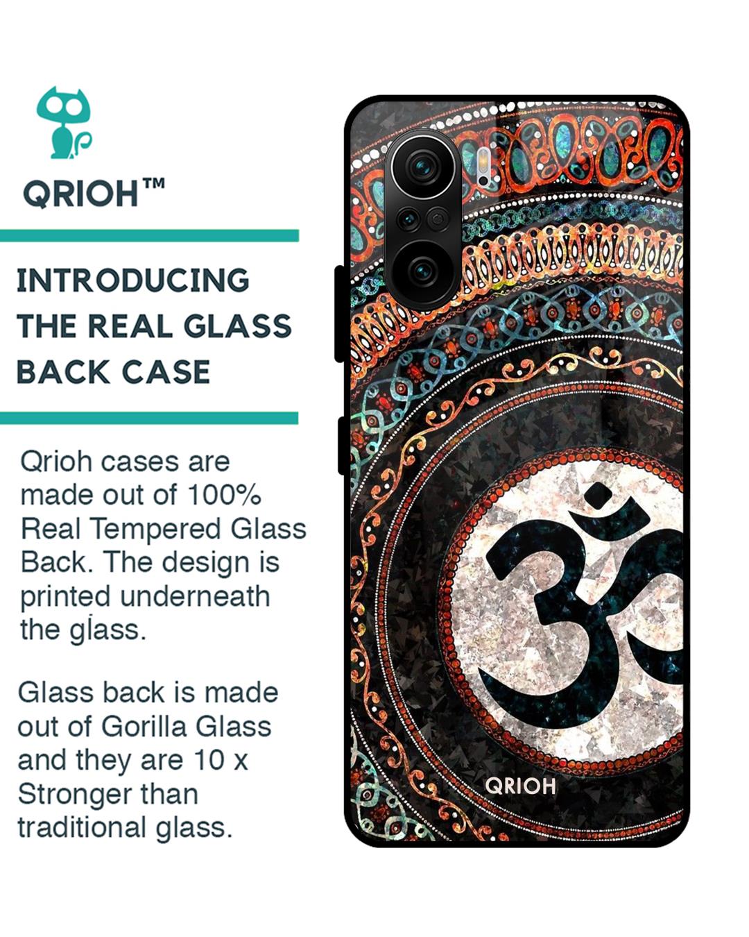 Shop Worship Printed Premium Glass Cover For Mi 11X (Impact Resistant, Matte Finish)-Back