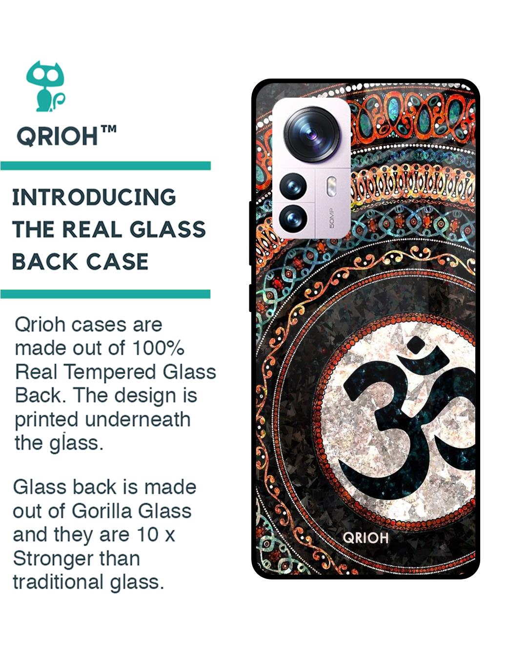 Shop Worship Printed Premium Glass Cover For Mi 12 Pro 5G (Impact Resistant, Matte Finish)-Back