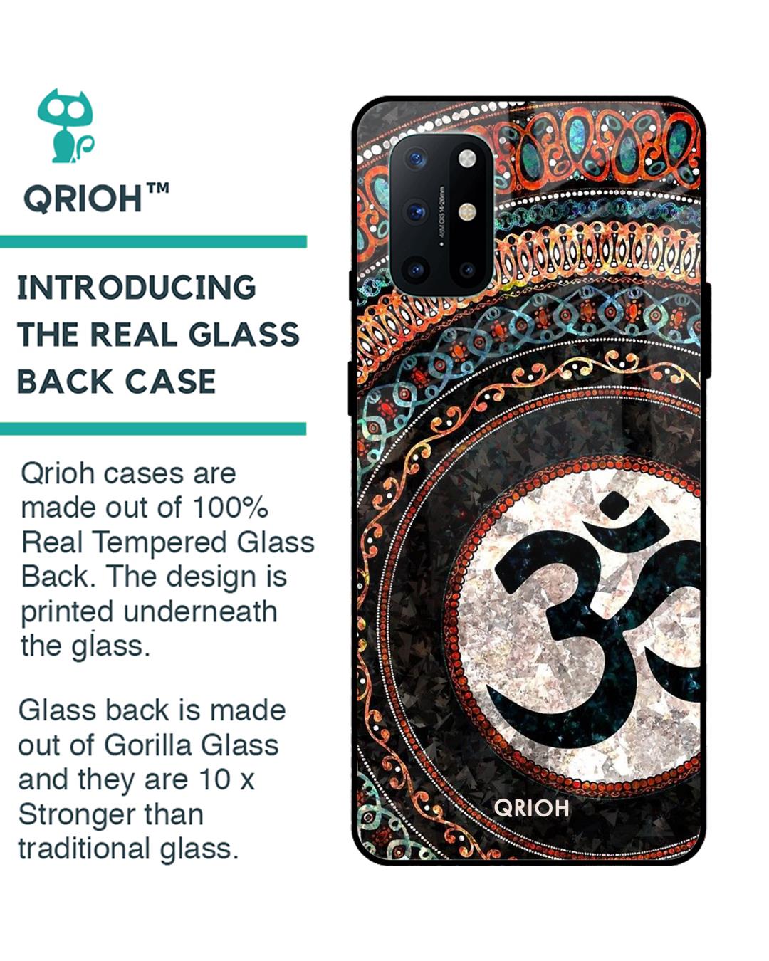 Shop Worship Printed Premium Glass Cover For OnePlus 8T (Impact Resistant, Matte Finish)-Back