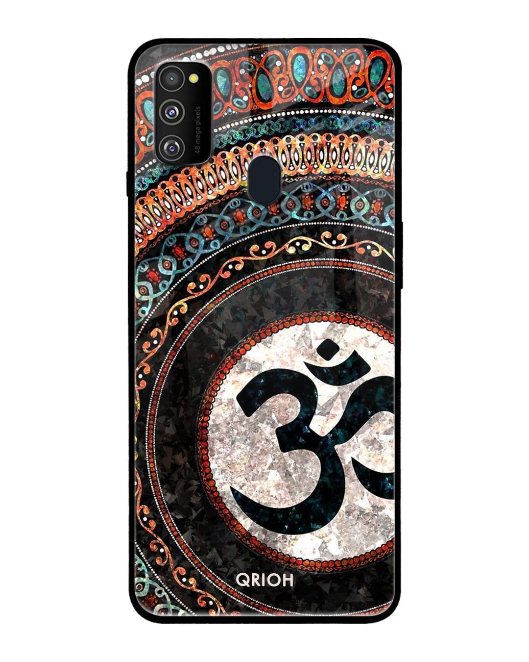 Shop Worship Printed Premium Glass Cover For Samsung Galaxy M30s(Impact Resistant, Matte Finish)-Back