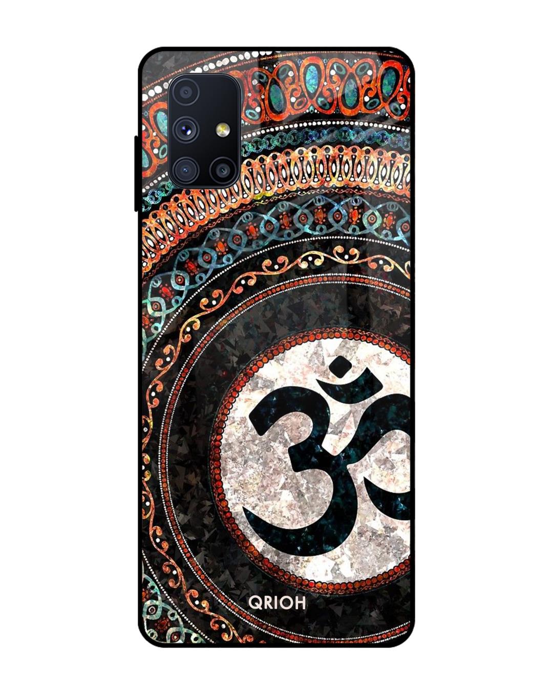 Shop Worship Printed Premium Glass Cover For Samsung Galaxy M51(Impact Resistant, Matte Finish)-Back