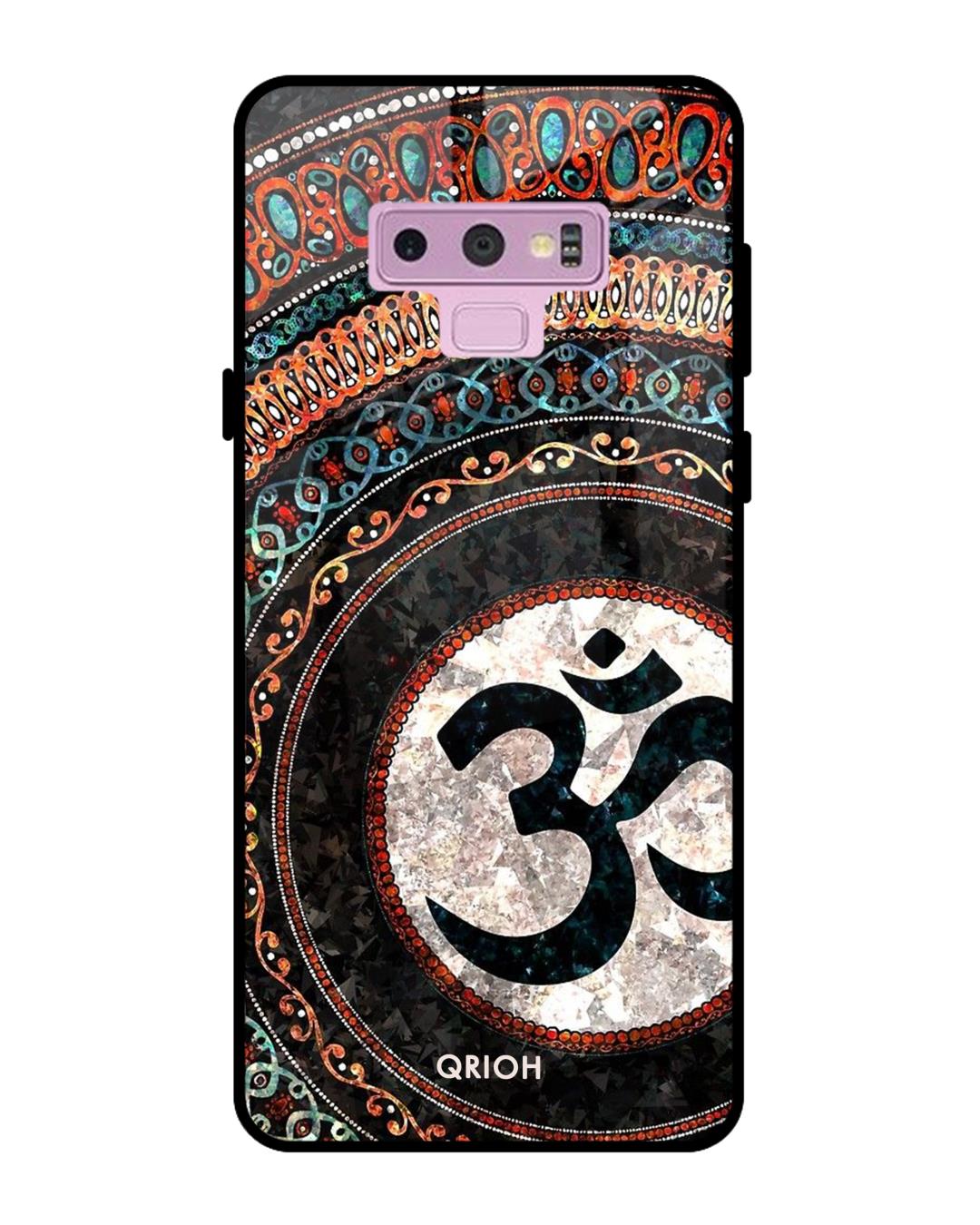 Shop Worship Printed Premium Glass Cover For Samsung Galaxy Note 9(Impact Resistant, Matte Finish)-Back