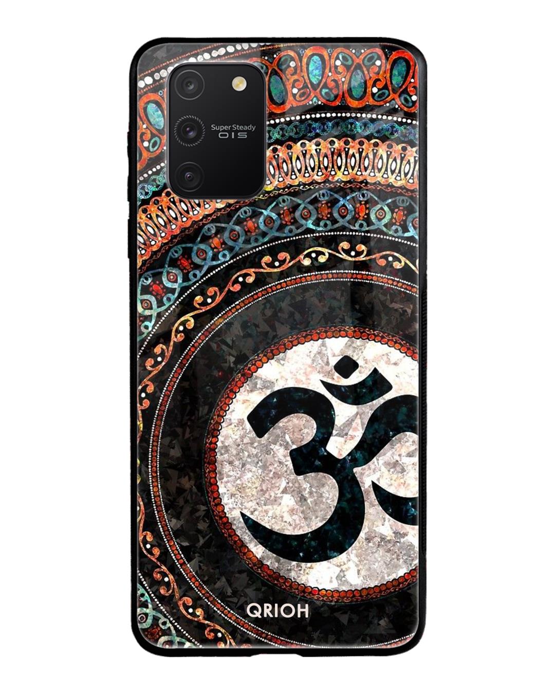 Shop Worship Printed Premium Glass Cover For Samsung Galaxy S10 lite(Impact Resistant, Matte Finish)-Back