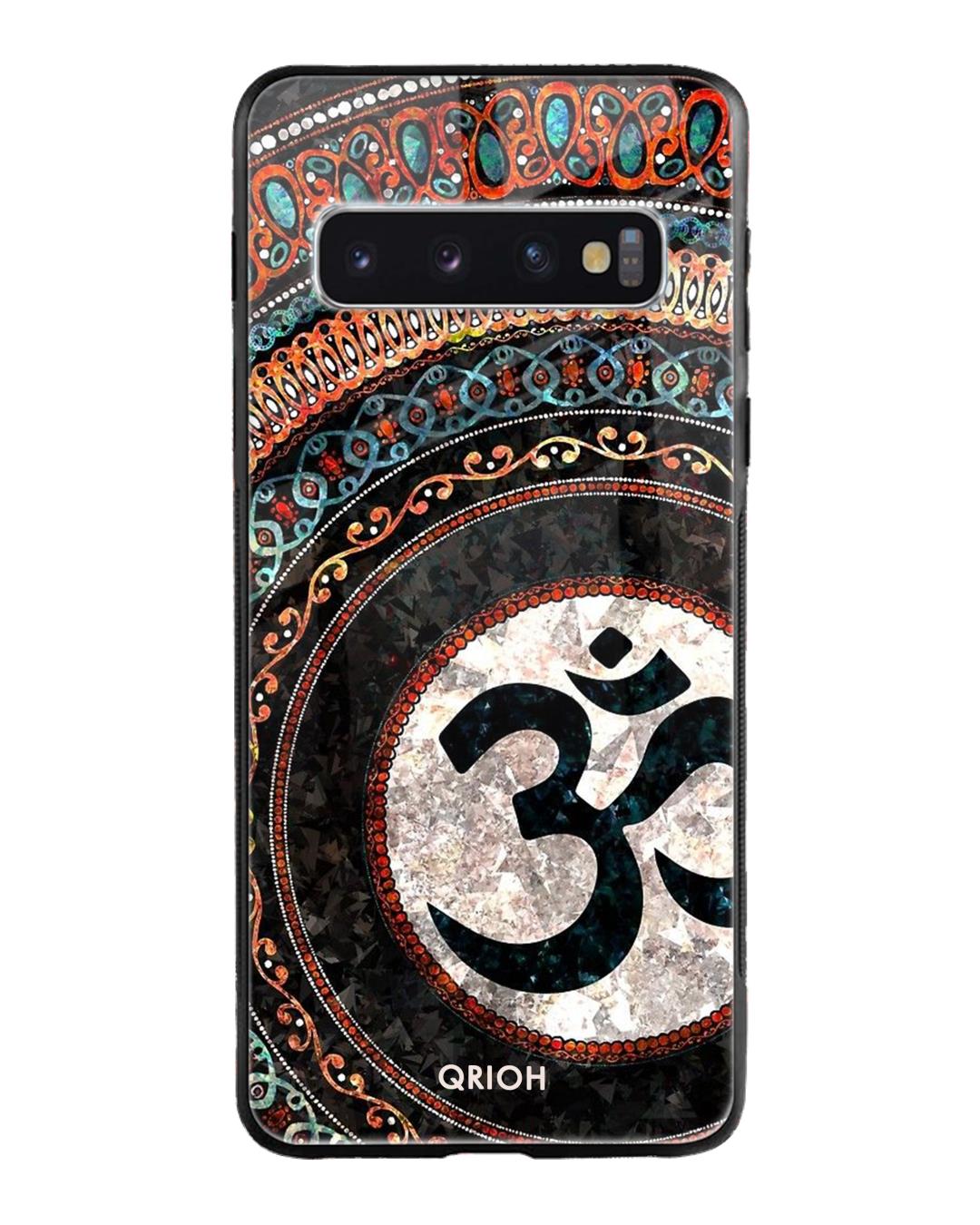 Shop Worship Printed Premium Glass Cover For Samsung Galaxy S10 Plus(Impact Resistant, Matte Finish)-Back