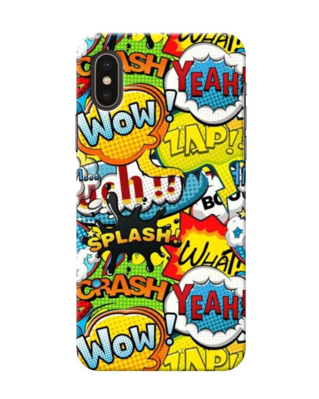 Shop Wow Abstract Printed Designer Hard Cover For iPhone XS Max (Impact Resistant, Matte Finish)-Front