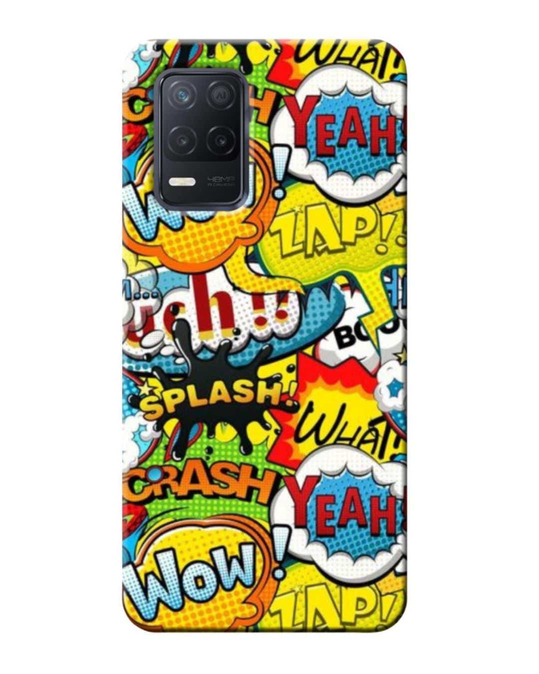 Shop Wow Abstract Printed Designer Hard Cover For Realme Narzo 30 A (Impact Resistant, Matte Finish)-Front