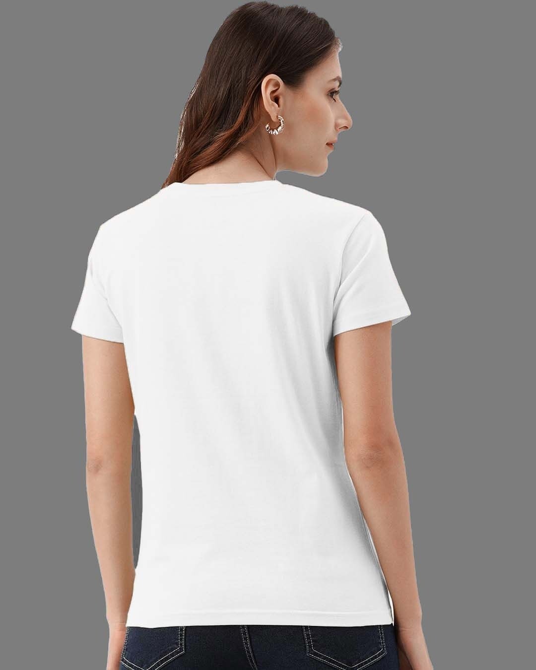 Shop Women's Pune Travel Doodle Premium Cotton T-shirt-Back