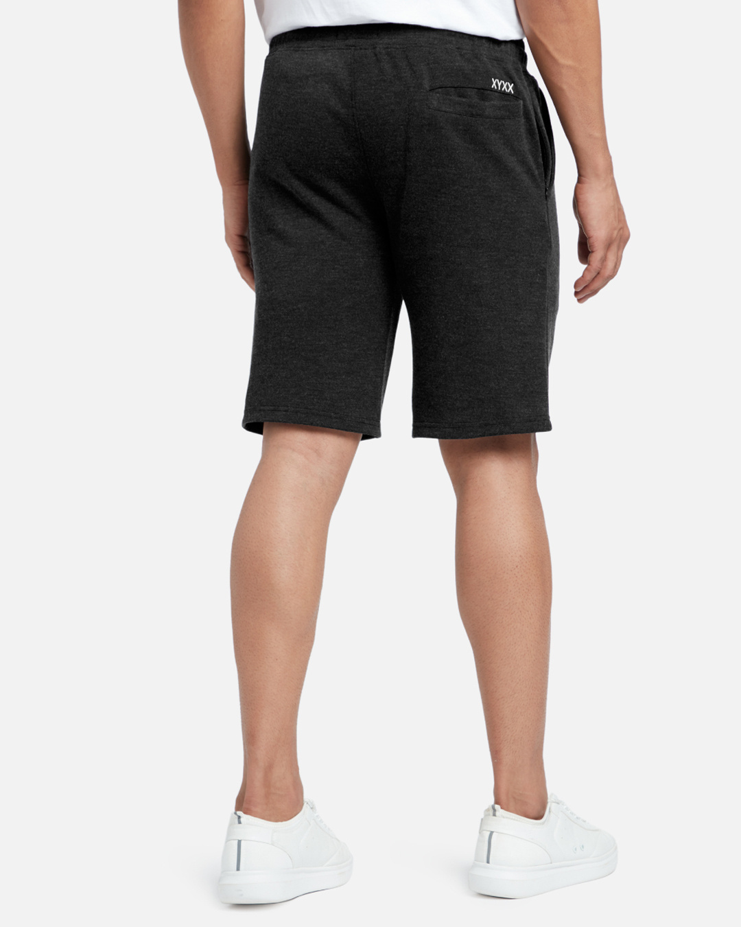 Shop Men's Black Regular Fit Shorts-Back