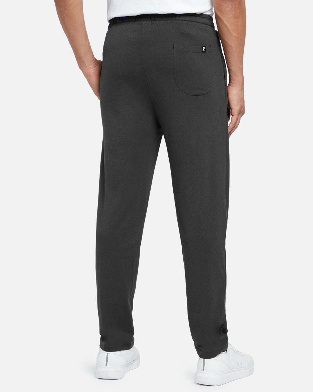 Shop Men's Grey Mid Rise Regular Fit Pyjamas-Back
