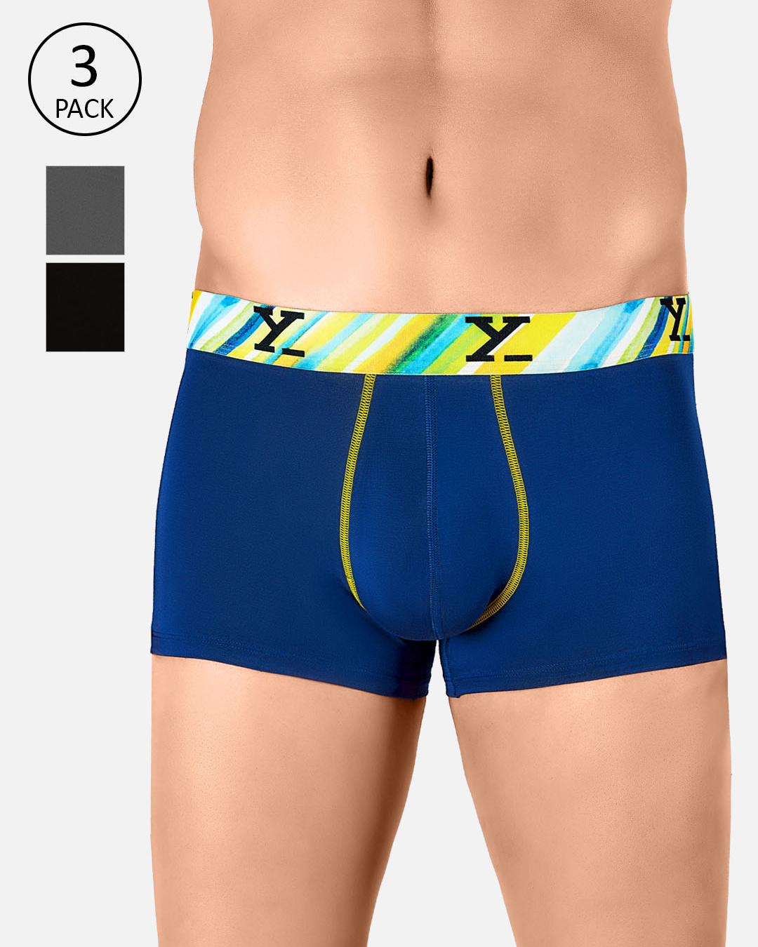 Buy Xyxx Men S Intellisoft Antimicrobial Micro Modal Dyanmo Trunk Online In India At Bewakoof