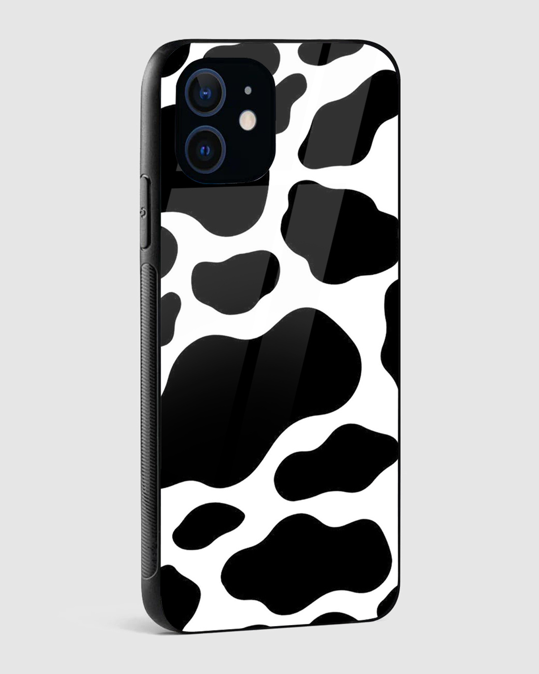 Shop Y2K Cow Print Premium Glass Case for Apple iPhone 12 Mini-Back