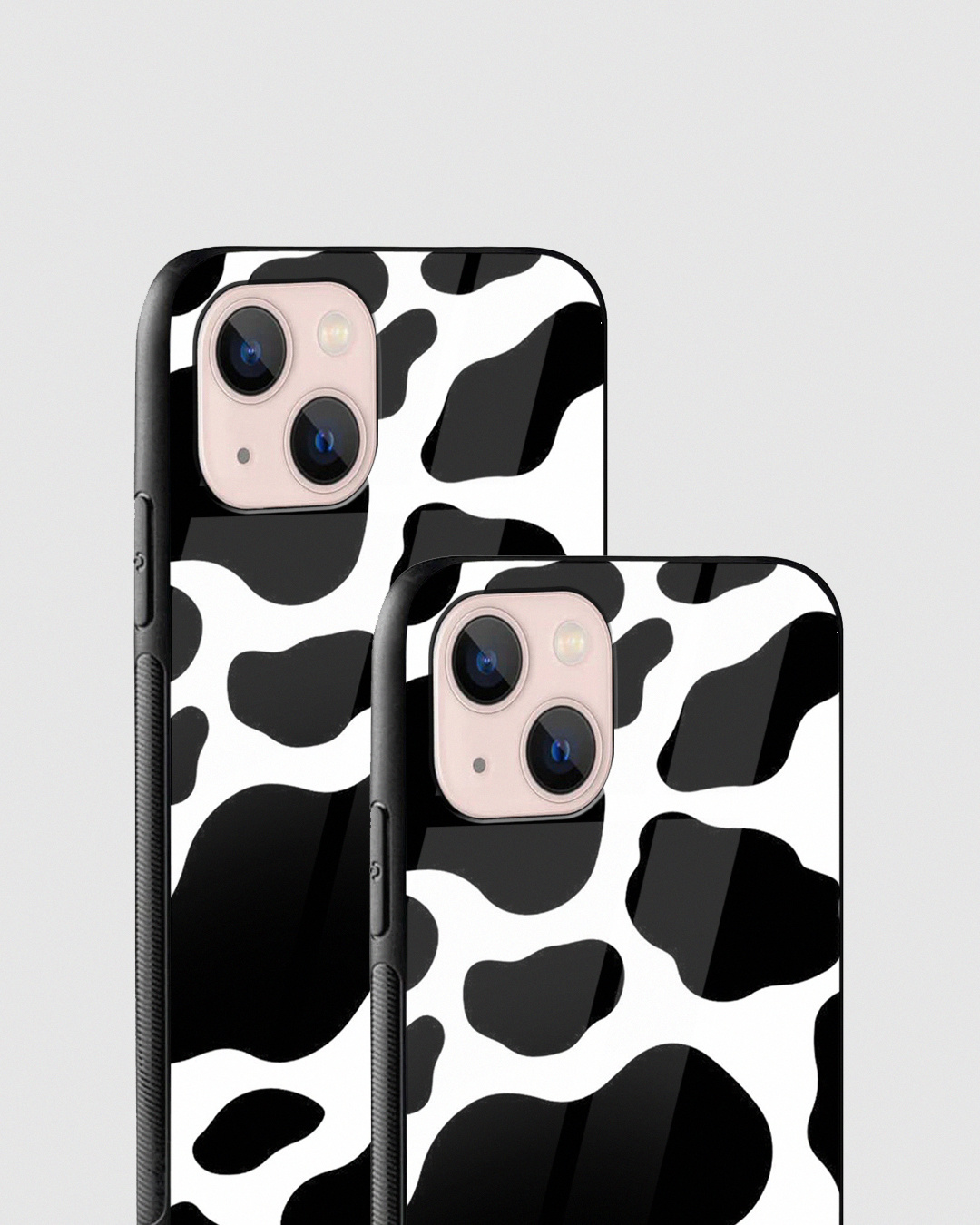 Shop Y2K Cow Print Premium Glass Case for Apple iPhone 15-Back