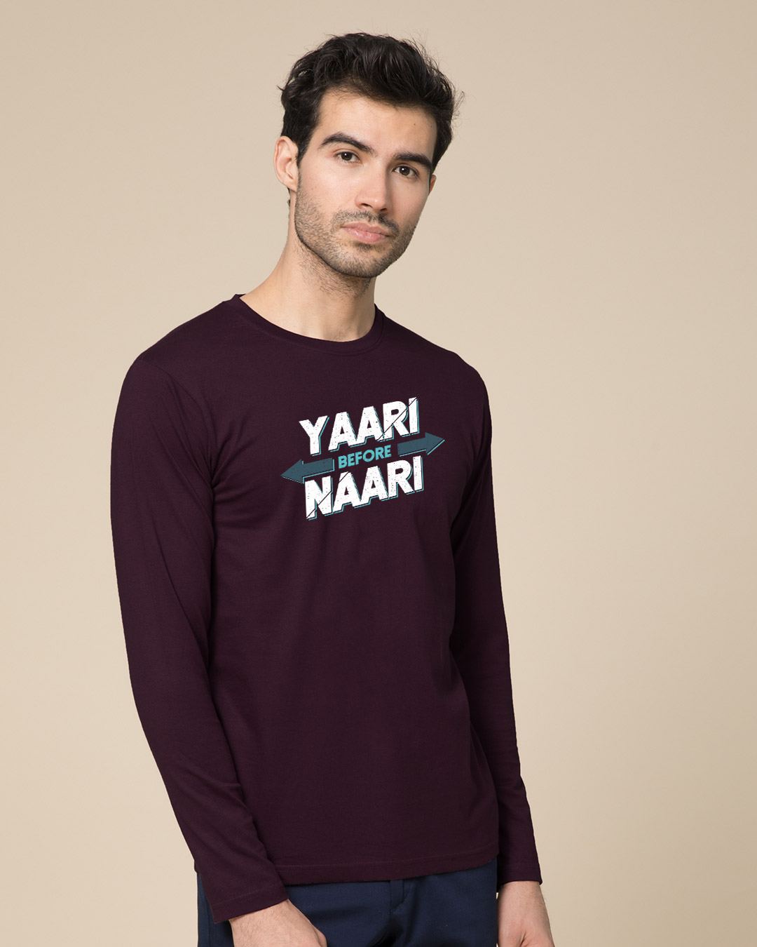 Shop Yaari Full Sleeve T-Shirt-Back
